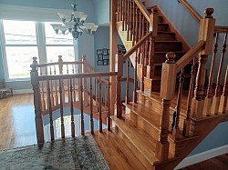 Real wood floor cleaning